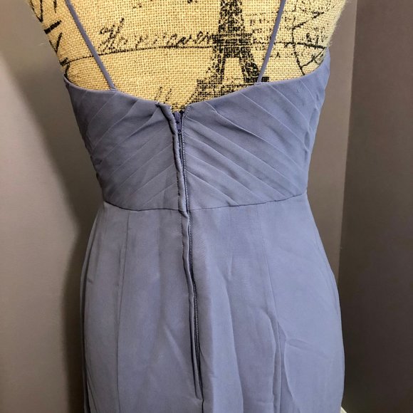 Brideside Full Length Dress Gown Formal Purple 6 - Picture 6 of 7